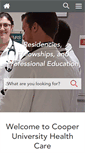 Mobile Screenshot of cooperhealth.edu