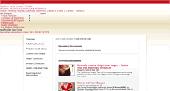 Desktop Screenshot of etalk.cooperhealth.org