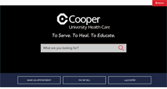 Desktop Screenshot of cooperhealth.org