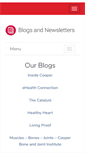 Mobile Screenshot of blogs.cooperhealth.org