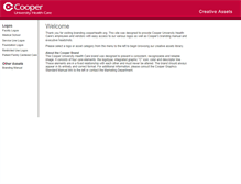 Tablet Screenshot of branding.cooperhealth.org